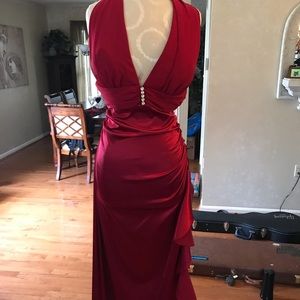 Red Evening Gown